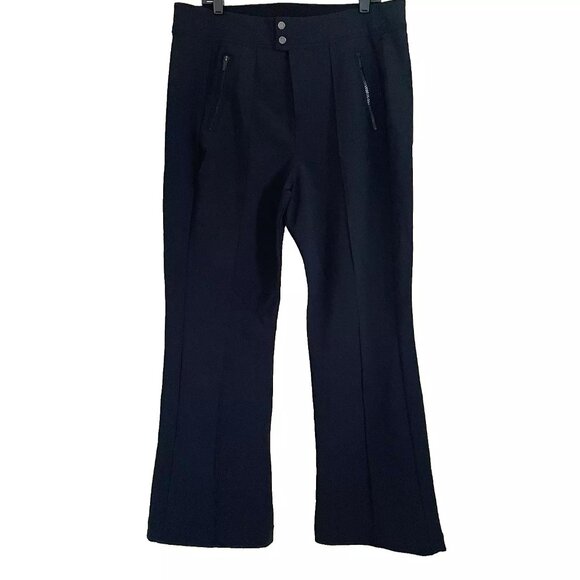 Athleta Black Glacier Bootcut Pants Size 18 Outdoor Skiing Snowboarding - Picture 2 of 15